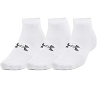 Calze Under Armour UA Essential Low Cut 3pk-WHT 1382958-100 Taglie S/M