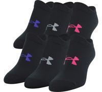 Calzini da tennis Under Armour Girls' Essentials No Show 6Pack - black/cerise - Nero (30-35)