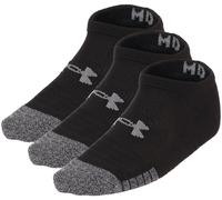 Under Armour Kids' HeatGear-Confezione da 3 Calzini No Show Bassi, Nero, M Unisex-Adulto