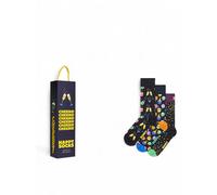 Calze unisex HAPPY SOCKS celebrations gift set calze 3 paia BLACK 413503