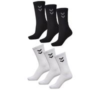 Calze Unisex hummel 6 pezzi Set Sport Tempo libero Calzini Base Al polpaccio NUO
