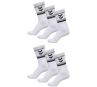 Calze unisex hummel set 6 paia sportivo tempo libero calze basic lunghezza polpa