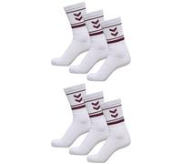 Calze unisex hummel set 6 paia sportivo tempo libero calze basic lunghezza polpa