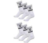 Calze unisex hummel set 6 paia sportivo tempo libero calze basic lunghezza polpa