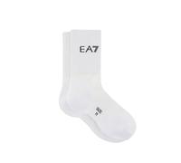 EA7 Emporio Armani Tennis Pro Calzini alla caviglia Bianco/Nero (UK, Alpha, L, Regular, Bianco/Nero)
