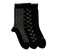 Calze uomo EMPORIO ARMANI 3 paia di calze corte basse cotone con scatola tripack