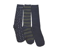 Calze uomo GUESS 3 paia di calze lunghe alte con scatola cotone con logo articol