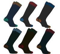 Calze Uomo Lunghe/Corte Caldo Cotone Enrico Coveri, Taglia Unica - 6 Pz