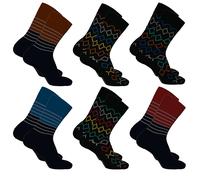 Calze Uomo Lunghe/Corte Caldo Cotone Enrico Coveri, Taglia Unica - 6 Pz