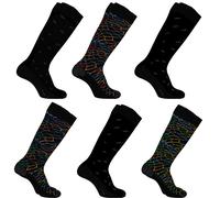 Calze Uomo Lunghe/Corte Caldo Cotone Enrico Coveri, Taglia Unica - 6 Pz