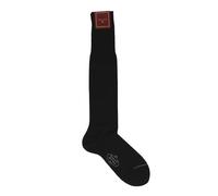 calze uomo lunghe filoscozia GALLO maglia rasata nero blu grigio rimaglio a mano