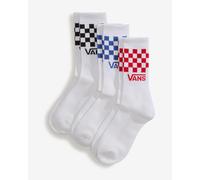 Vans - Classic Check Crew - Calze casual US 9,5-13 | EU 42|47 bianco/grigio