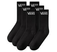 Calze Vans Classic Half Crew Set 6 Paia Cotone Nero