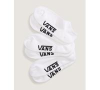 Vans - Calzini Classic Kick (3 paia), Uomo, Bianco, Taglia: S (34.5-38 )