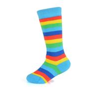 Calze Wellington Lunghe A Righe Colorate Per Bambine Età 3-14 Anni