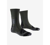 X-Socks - Calze da trekking - Hike Expert Silver Crew Dark Sage Black - Taglia 39-41 - Grigio Grigio 39-41