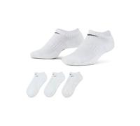 Calze x3 unisex nike everyday cushioned bianche