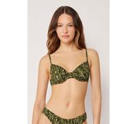 Calzedonia Balconcino Costume Natural Tie-Dye Donna Verde Taglia 5