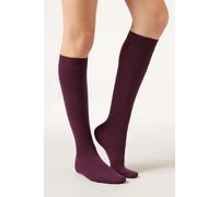 Calzedonia Calze Lunghe con Cashmere Donna Bordeaux Taglia 36-38