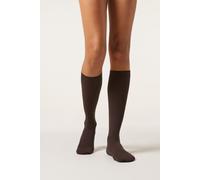 Calzedonia Calze Lunghe con Cashmere Donna Marrone Taglia 36-38