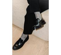 Calzedonia Calze Lunghe in Filo Di Scozia a Coste Uomo Grigio Taglia 42-43