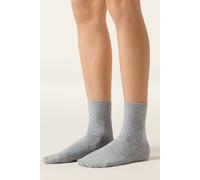 Calzedonia Calzini a Coste Donna Grigio Taglia 36-38