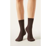 Calzedonia Calzini a Costine con Cashmere Donna Marrone Taglia 39-41