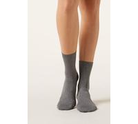 Calzedonia Calzini a Costine Glitter Donna Grigio Taglia TAGLIA UNICA