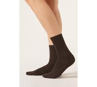 Calzedonia Calzini in Lana e Cotone Donna Marrone Taglia TAGLIA UNICA