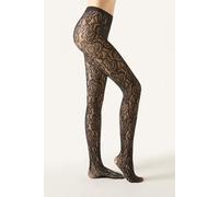 Calzedonia Collant a Rete Effetto Macramè Donna Taglia 3/4