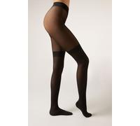 Calzedonia Collant Effetto Longuette Donna Nero Taglia 3/4