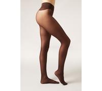 Calzedonia Collant Semicoprenti Matt Invisible 30 Denari Donna Marrone Taglia 3