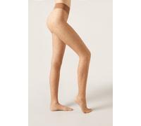 Calzedonia Collant Velati a Pois 20 Denari Donna Naturale Taglia 1/2