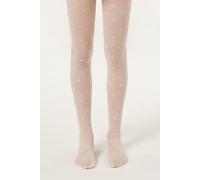 Calzedonia Collant Velati Fiocchi Bambina Bambina Bianco Taglia 4-6 ANNI