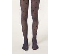 Calzedonia Collant Velati Fiocchi Bambina Bambina Blu Taglia 4-6 ANNI