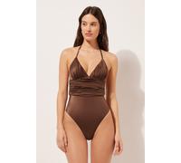 Calzedonia Costume Intero Shiny Satin Donna Taglia XS