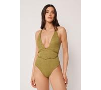 Calzedonia Costume Intero Wild Jungle Donna Verde Taglia S