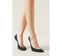 Calzedonia Fantasmini Taglio Laser con Silicone Donna Nero Taglia 37-39