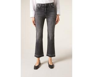 Calzedonia Jeans a Zampa Cropped Donna Grigio Taglia XS