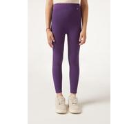 Calzedonia Leggings a Coste da Bambina Bambina Viola Taglia 3-4 ANNI