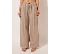 Calzedonia Pantaloni a Palazzo Lino e Viscosa Donna Naturale Taglia M