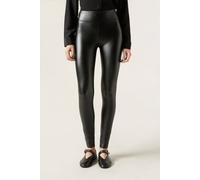 Calzedonia Pantaloni Effetto Pelle Termici Donna Nero Taglia XL