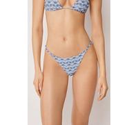 Calzedonia Perizoma Costume Water Reflection Donna Blu Taglia S-M