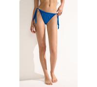 Calzedonia Slip Costume Shiny Satin Donna Blu Taglia M