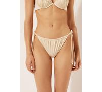 Calzedonia Slip Lacci Costume Shiny Satin Donna Avorio Taglia M