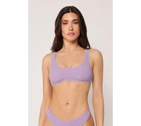 Calzedonia Top Canotta Costume Crinkle Waves Donna Viola Taglia 2