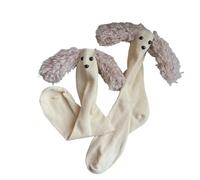 Calzetteria imbottita impilabile Team Con Morbido Cinnamorolls Intonazione Umidità Gestione Tessuto Multiuso Usura Per Adulti Bella Cartoon Inverno Caldo Calzetteria, Albicocca, Taglia unica