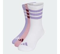 Calzettoni 3-Stripes imbottiti confezione da 3 paia bambini e bambine Magic Lilac / White / Magic Mauve 25-27