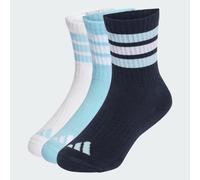 adidas Mixte enfant 3STRIPES CUSHIONED SPORTSWEAR CREW SOCKS 3 PAIR PACK, night navy/icey blue/white, 2-3 Years