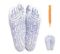 Calzettoni a pressione, set massaggiatore a punti, attrezzatura per la cura personale | Strumenti a barra durevoli per un sostegno delle tecniche di riflessologia, perfetti per sessioni